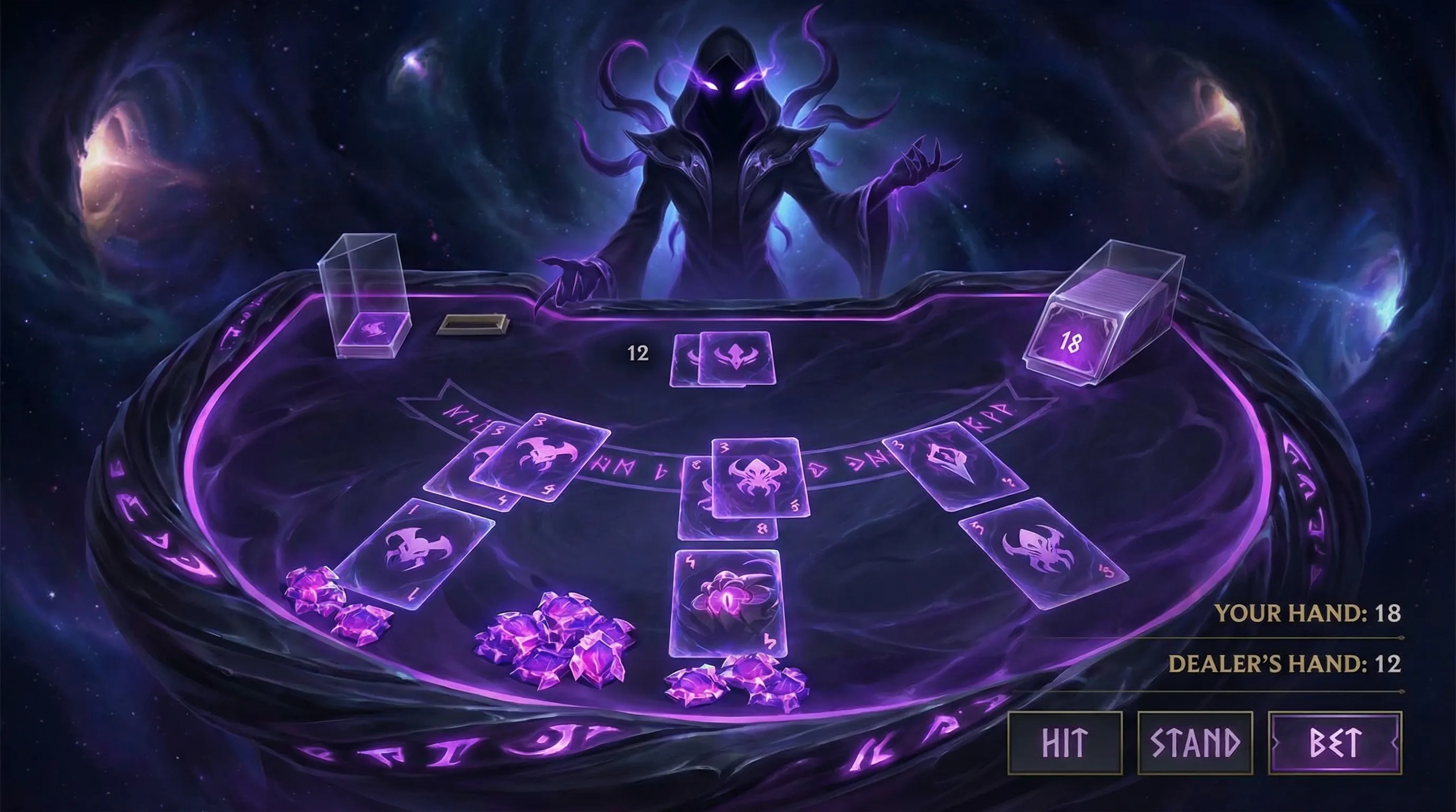 Mesa de Blackjack do Vazio maximabet